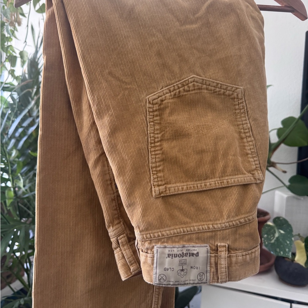 Patagonia Tan Corduroy Pants Rugged Style